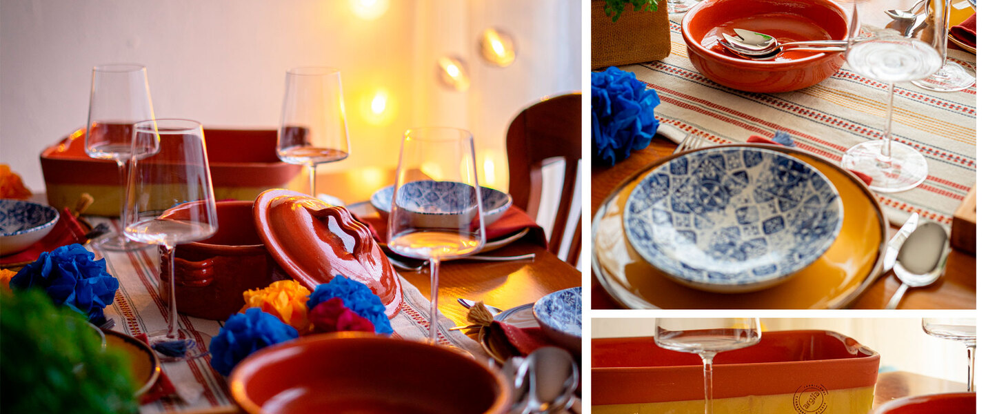 Portugal's popular saints' festival at the table: combining styles and colours