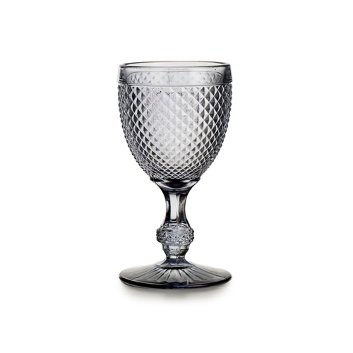 Set of 4 water goblets Bicos grey 280ml