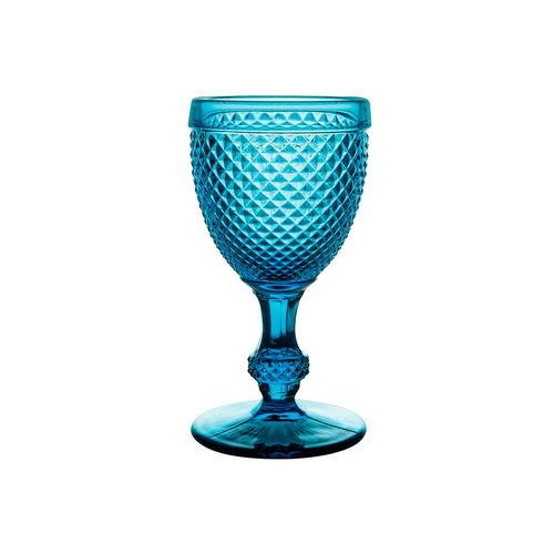 Set of 4 water goblets Bicos blue 280ml