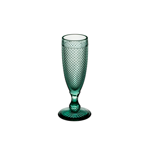 Set of 4 Flutes Bicos mint green 110ml