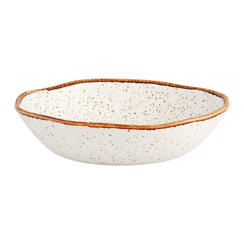 Soup Plate Rustic Blend White, 22 cm, Stoneware