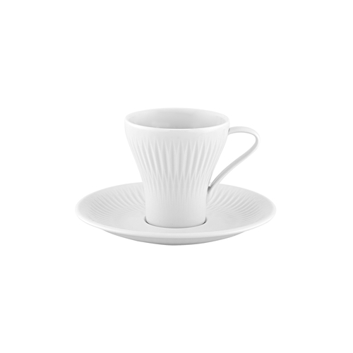 Chávena café com pires Utopia branco 105ml