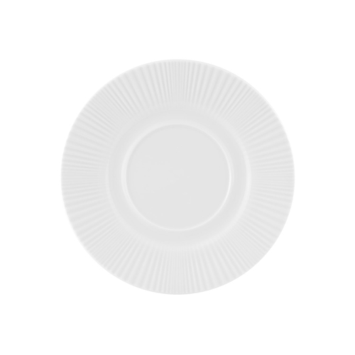 Verve White Saucer 16cm, Elegant and Versatile Porcelain
