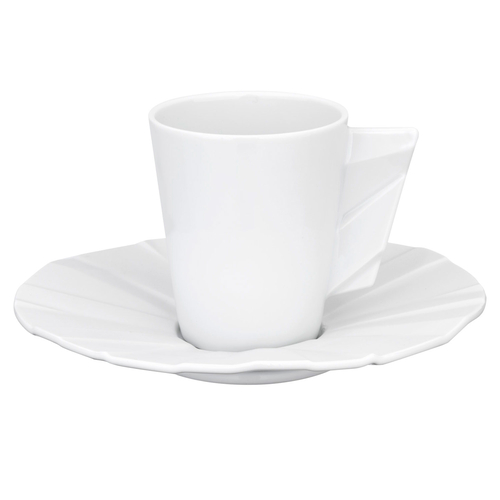 Matrix Coffee Cup and Saucer 84 ml, Glazed Porcelain