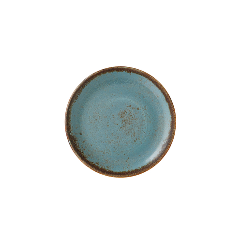 Craft Blue 15cm Coupe Plate, Vitrified Porcelain