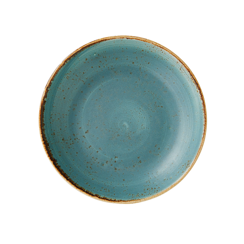 Craft Blue Deep Plate 20cm, Vitrified Porcelain