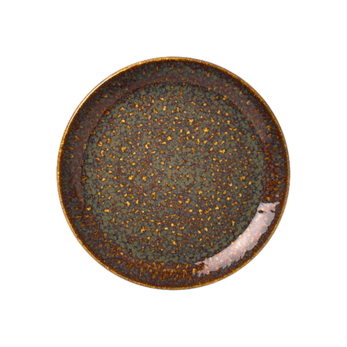 Vesuvius Amber dinner Plate 25cm, Vitrified Porcelain