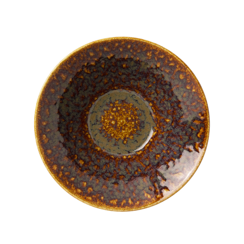 Taça Vesuvius Amber 11cm, Porcelana vitrificada