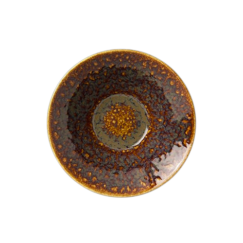 Taça Vesuvius Amber 14 cm, Porcelana Vitrificada