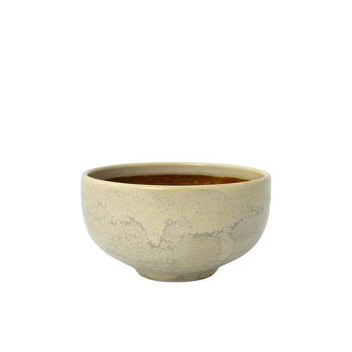 Aurora Vesuvius Amber 11cm Bowl, vitrified Porcelain