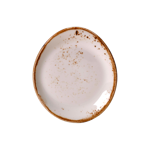 Craft White Oval Dinner Plate 15,5cm, Porcelana vitrificada
