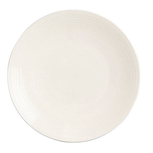 28cm Flat Plate, Concorde collection, white Porcelain