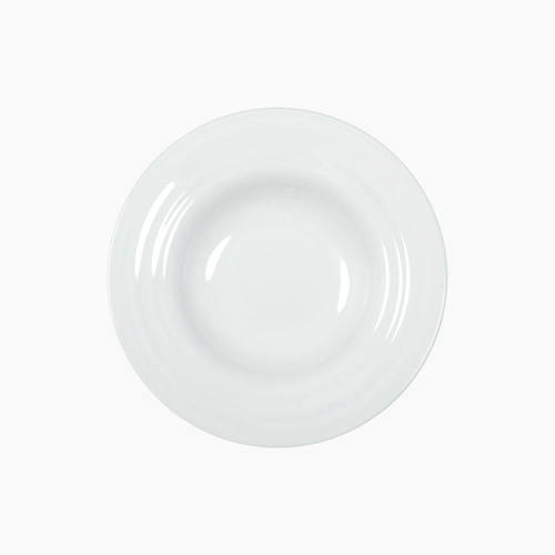 Deep plate Agma 23cm, White