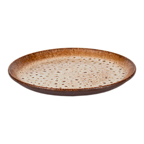 Dessert plate Organic Cream