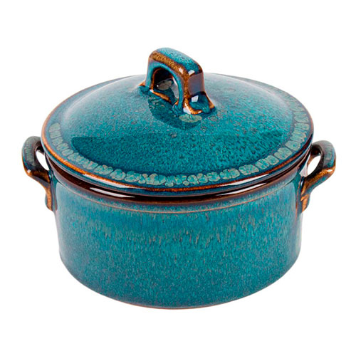 Mini Caçarola Grés Organic Índico para forno e micro-ondas