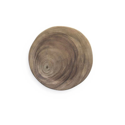 Sherwood Brown Plate, 33x2 cm, Melamine