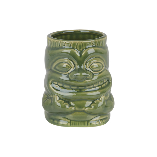 Green Tiki Mug 425ml, Ceramic