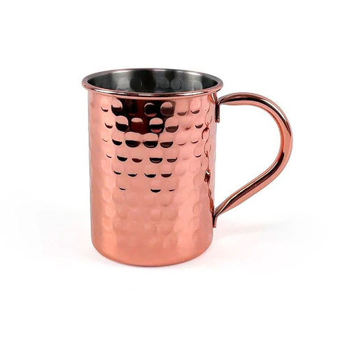 Caneca Martelada 400ml, Cobre