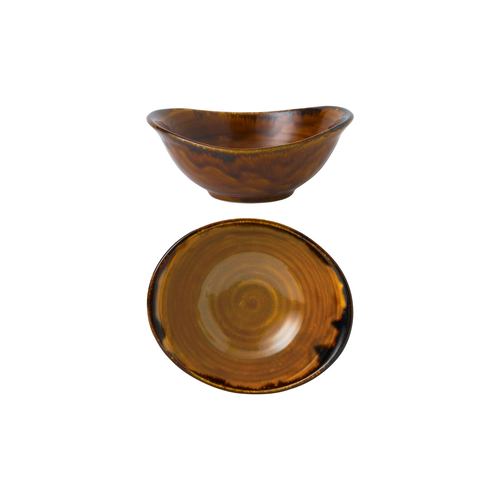Harvest Brown deep bowl 17x15cm