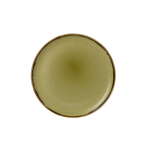 Harvest Green coupe plate 17cm