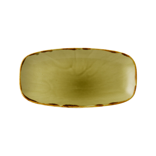 Harvest Green oblong plate 30x15cm