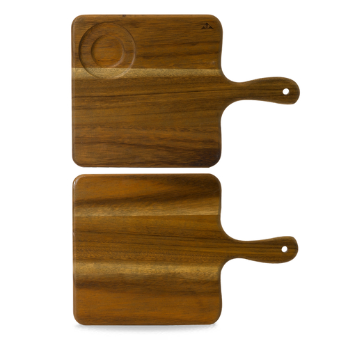 Acacia wood serving board 37x25cm