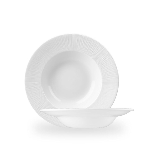 Pasta Plate Bamboo White, 28 cm, Vitrified porcelain