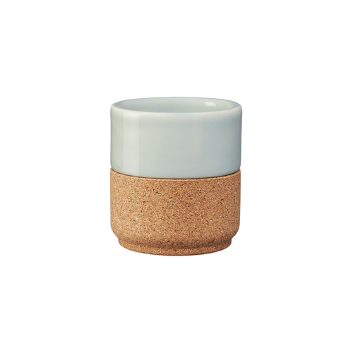 Ceramic and Cork Expresso Cup Alma Gémea Green 60 ml