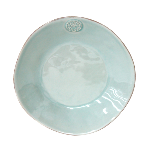 Deep Plate Nova Turquoise 25cm, Stoneware