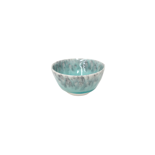 Madeira Round Ramekin 9cm, 110 ml, blue stoneware with handcrafted crackled finish