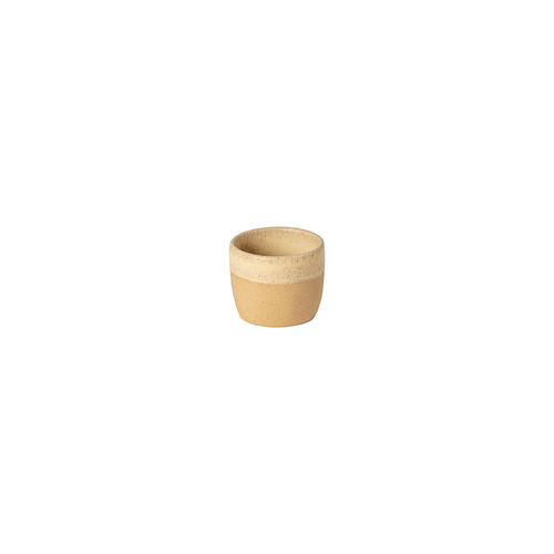 Arenito champagne Espresso Cup 6cm, 70ml, recycled stoneware with handcrafted matte finish
