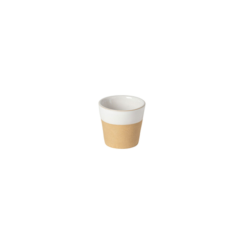 Copo Espresso Grespresso Nature 6,5 x 5,8 cm, 70 ml, grés reciclado com acabamento artesanal