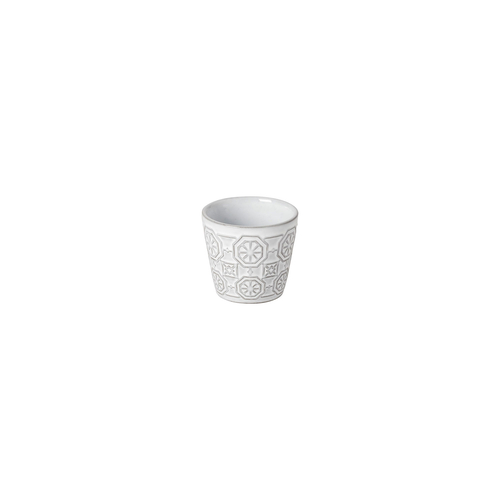Grespresso Ecogres white Vietnam Espresso Cup 70 ml, recycled stoneware with handcraft finish