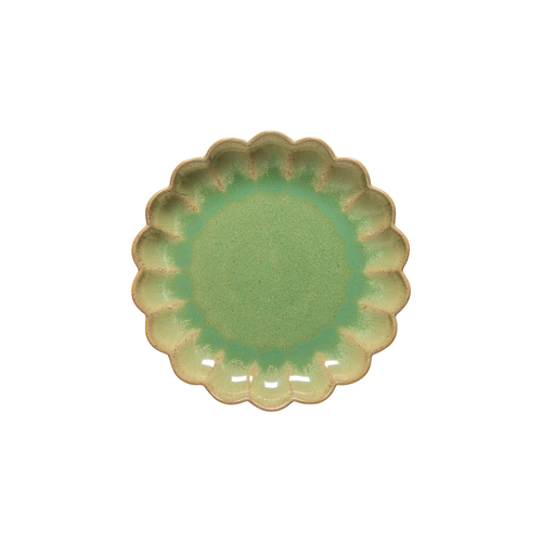 Marrakesh Green Dessert Plate 22 cm, Vitrified stoneware