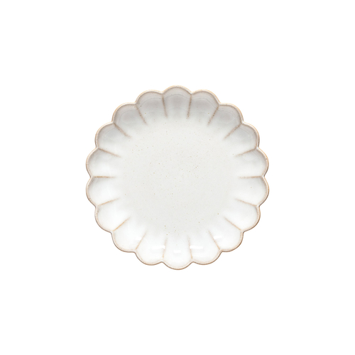 Marrakesh White Dessert Plate 22 cm, Vitrified stoneware