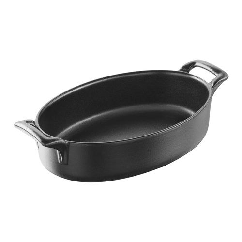 Ceramic baking dish 18x12cm Belle Cuisine black