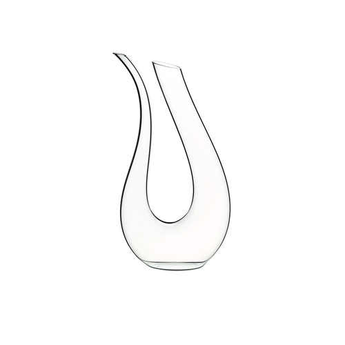 Amadeo 1,5L crystal decanter, handblown, lyre-shaped design