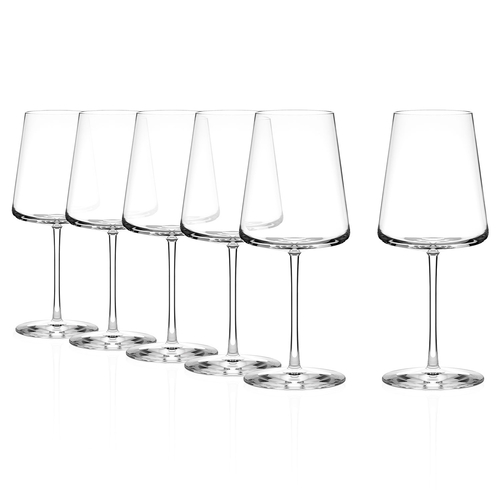 6 Bordeaux Power Glasses 650ml