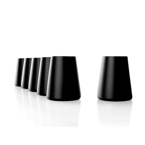 6 Black/Gold cup Power 380ml