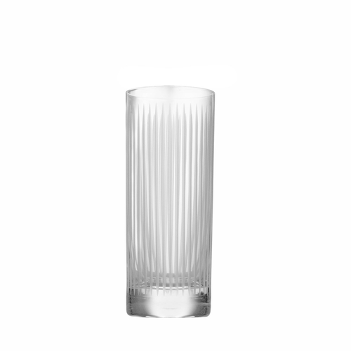 6 Long Drink Glasses 405ml Lead Free Crystal
