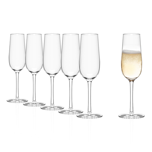 6 Weinland 200ml Sparkling Wine Goblets