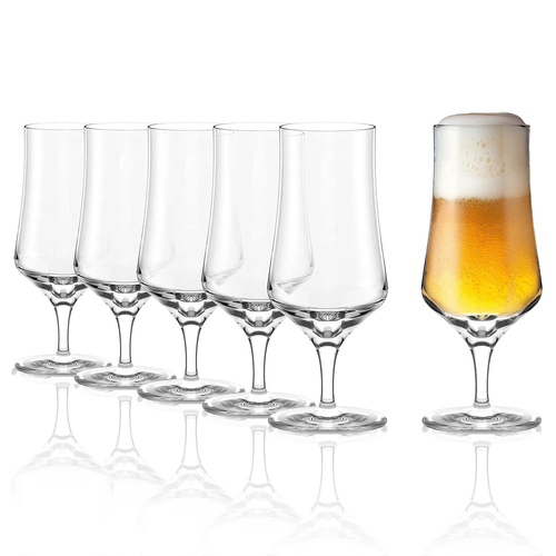 6 copos de cerveja clássicos 400 ml, perfeitos para Pilsner e Helles