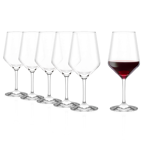 6 Revolution Bordeaux Glasses 650 ml