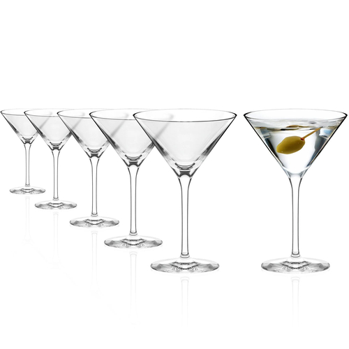 6 Martini/Cocktail Grandezza Glasses 240 ml