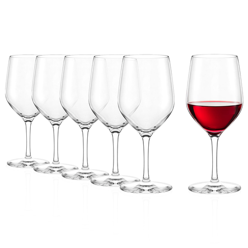 6 Ultra Red Wine Goblets 450 ml