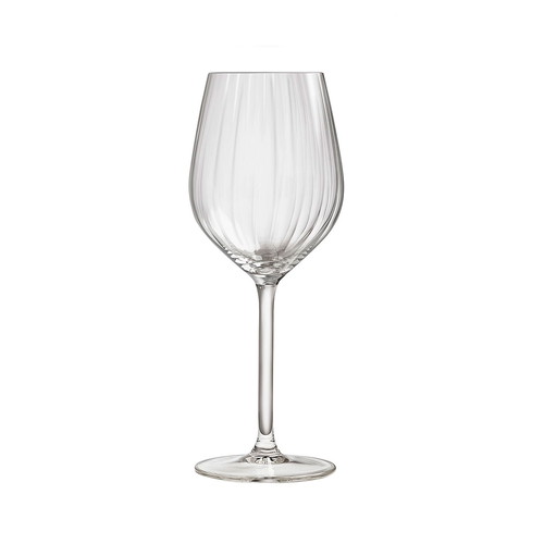 4 Plissé white wine glass 380ml