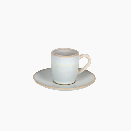 Pure Cup and Saucer 70ml, reinforced Stoneware