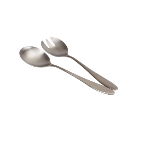 Talheres de salada Vision Escovado