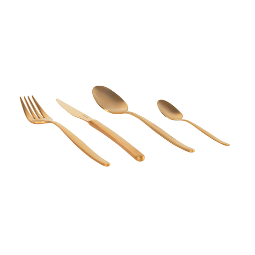 Bali Titanium, 16 Piece Cutlery Set, Stainless Steel, Matte Finish