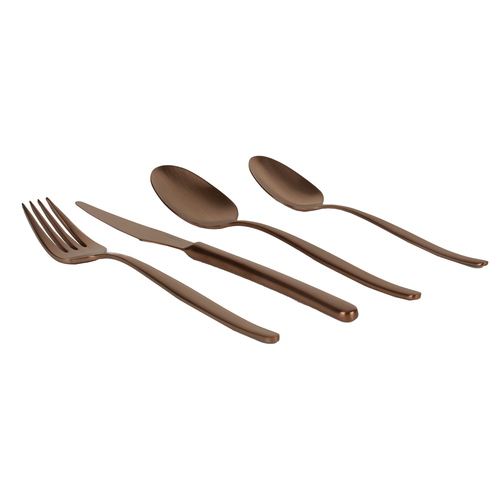 Bali copper, 24 Piece Cutlery Set, Stainless Steel